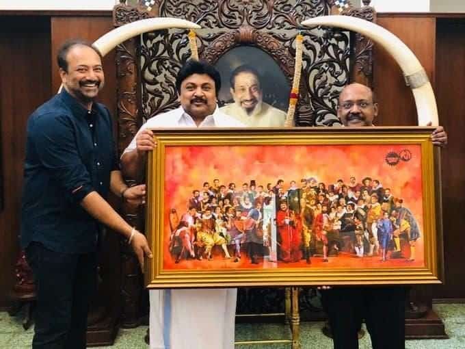 பிரபுவுக்கு பிரமாண்ட அழைப்பு வழங்கி விழாவுக்கு அழைத்த கமல் விழாகுழுவினர்