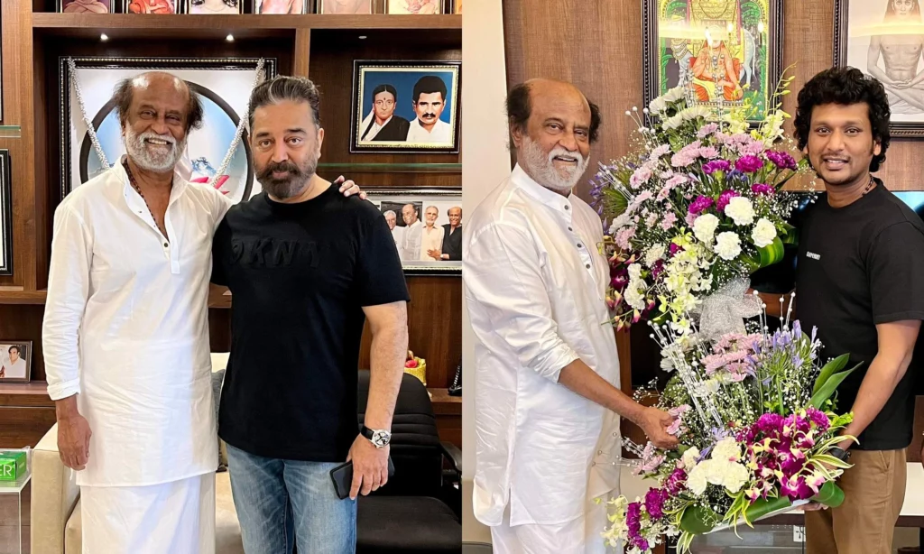 Kamal Haasan and Lokesh Kanagaraj meeting Rajinikanth