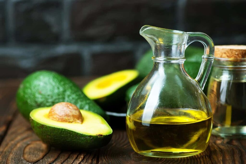 Avocado Oil on Table