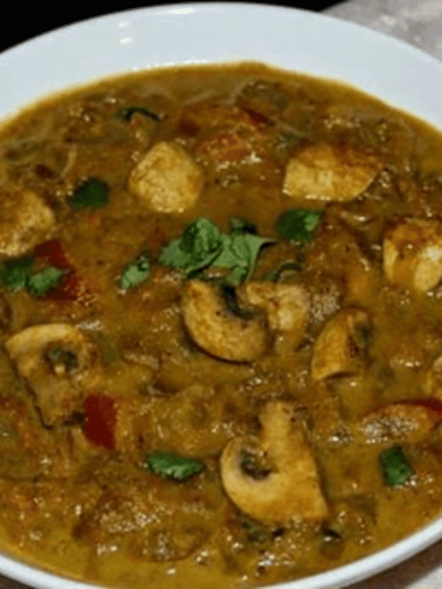 சைவப் பிரியர்களுக்கான காளான் குழம்பு!!