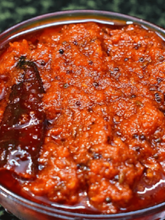 டேஸ்ட்டியான தக்காளி ஊறுகாய் ரெசிப்பி!!