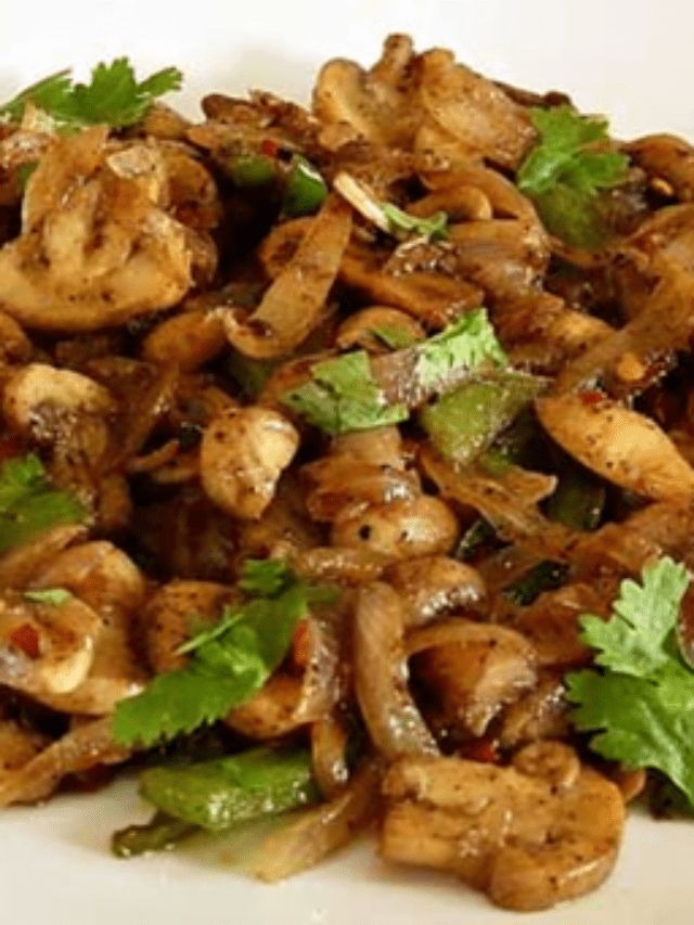 ரசம் சாதத்திற்கு ஏற்ற காளான் வறுவல்!!