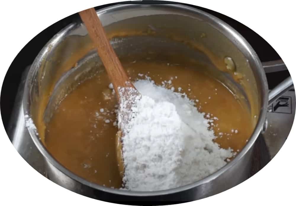 Sarkarai pagu and Raw rice flour