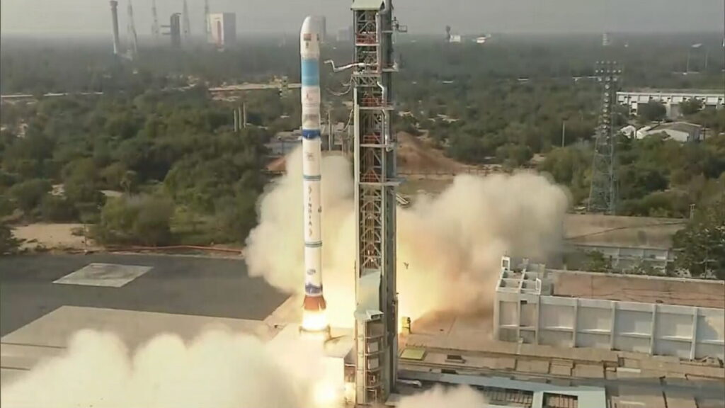 ISRO launches new rocket SSLV-D2 from Sriharikota