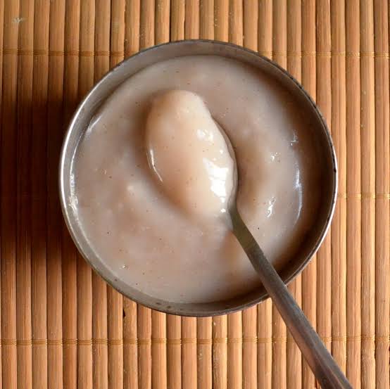 raagi milk porridge