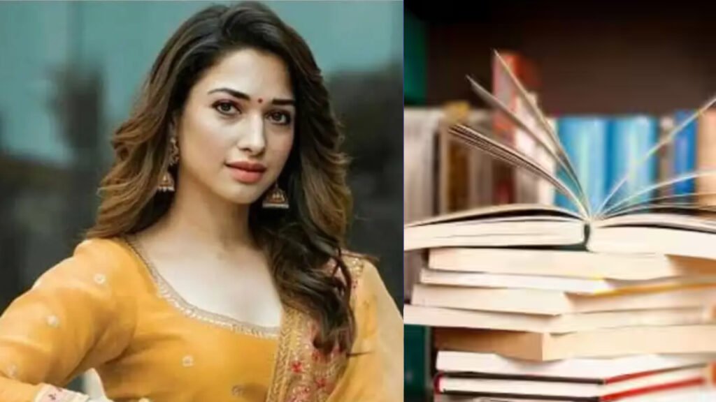 tamannah in school book