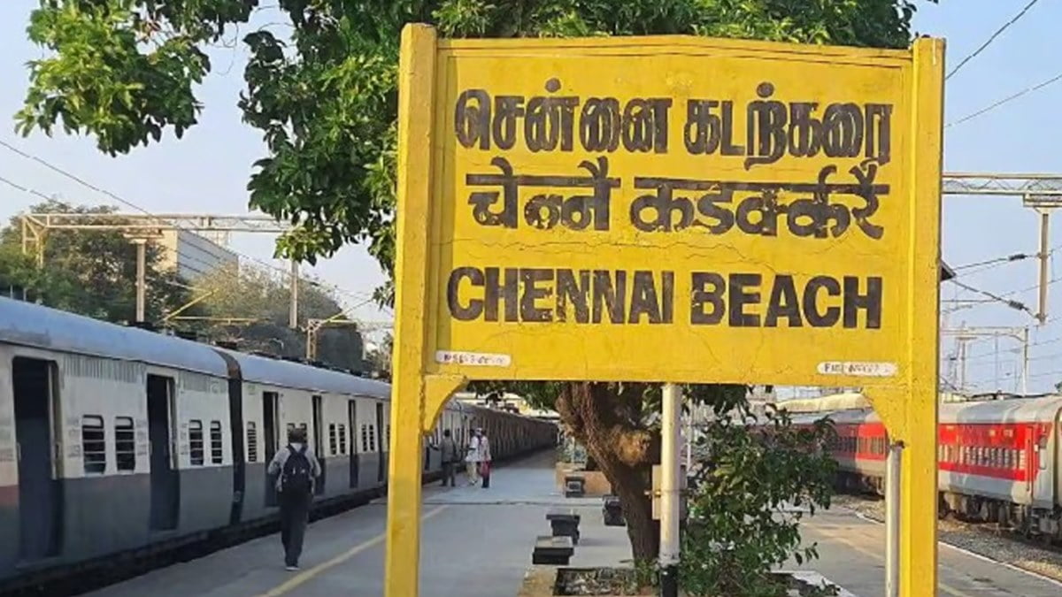 local Train service from Chennai beach to Velachery from October