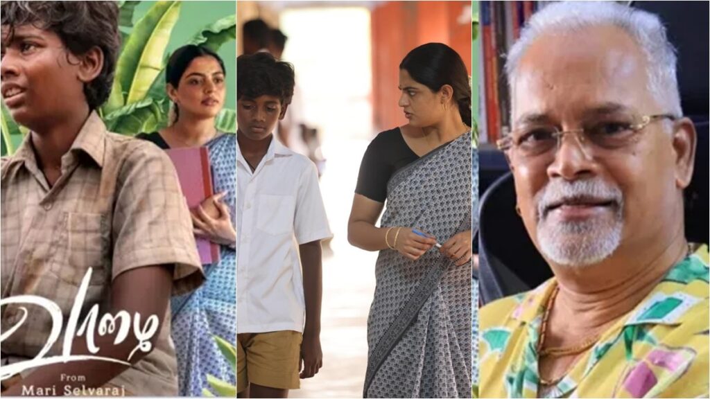 Charu Nivedita reviews the scenes of teacher Poongodi and student Shivanaithan in the vaazhai movie