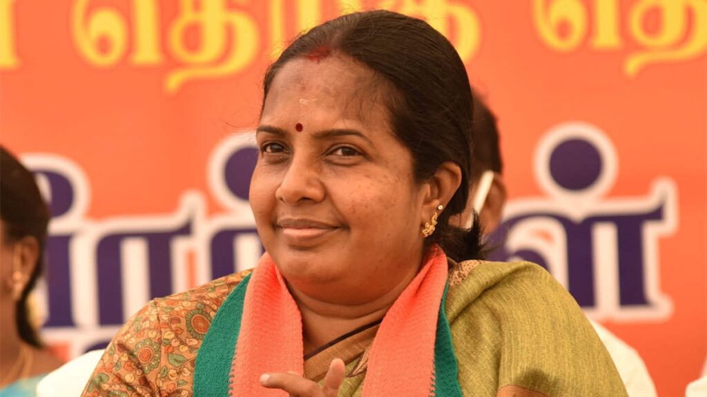 Vanathi Srinivasan asks Stalin whether appavu was made Speaker because he is a Christian