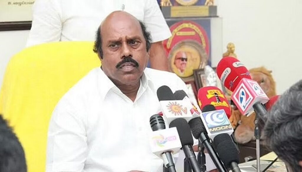 Minister Eva Velu said toll should not be charged at four toll booths in Tamil Nadu