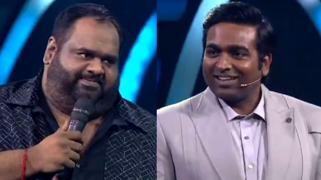 Vijay Sethupathi and Fatman Ravinder in Bigg Boss 8