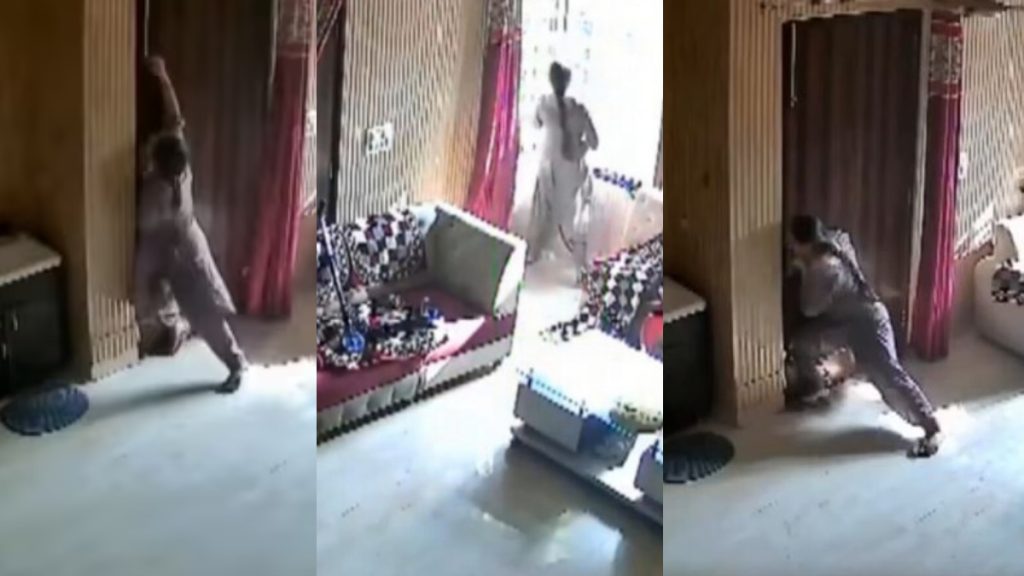 amritstar theft cctv brave woman