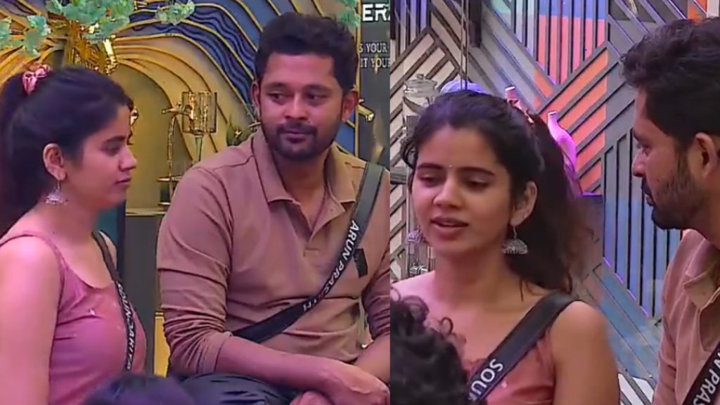 soundariya love story bigg boss