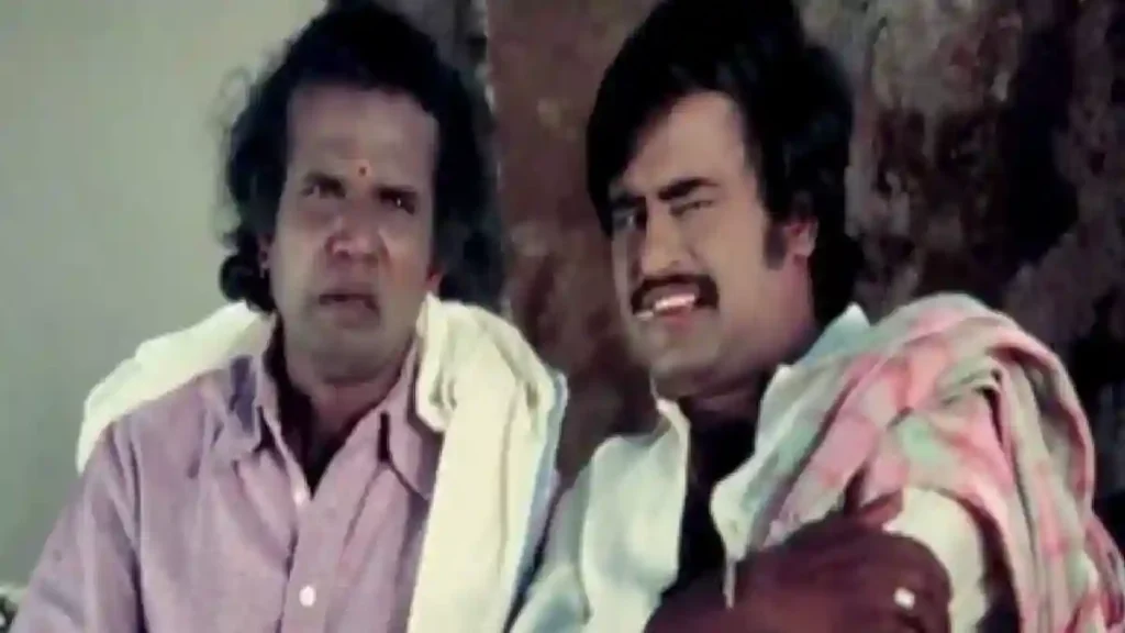 16 vayathinile goundamani, Rajni