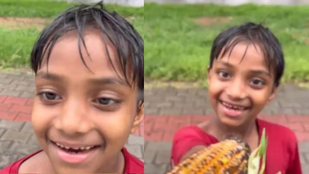 Little Boy Selling Corns