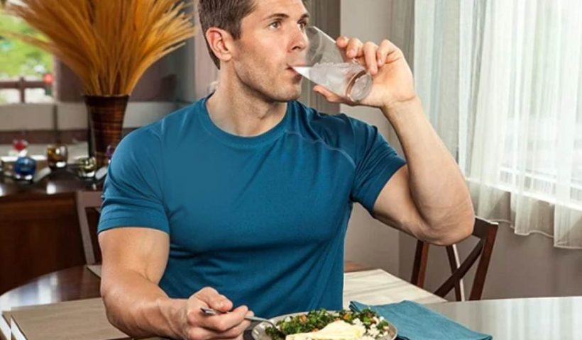 drinking water