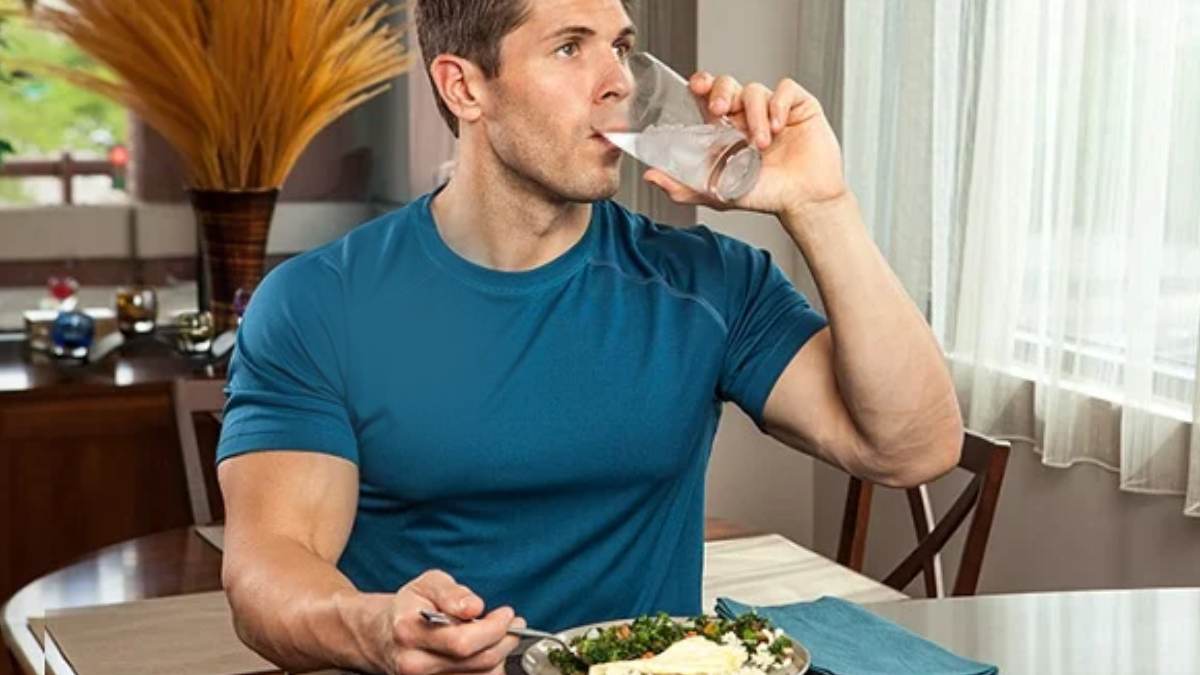 drinking water
