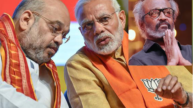modi amitshah rajini