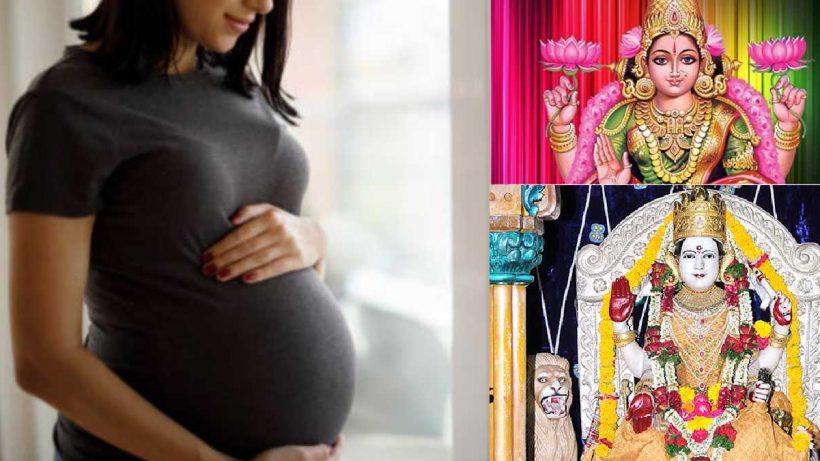 pregnant woman and gods