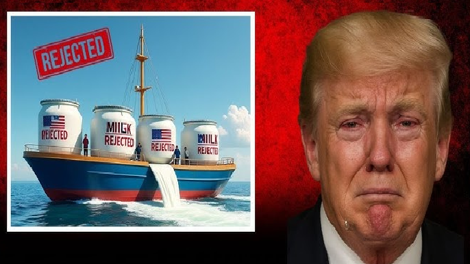 கனடாவின் 300% வரி: அமெரிக்காவின் 3 பில்லியன் டாலர் பால் பொருட்கள் இறக்குமதி நிறுத்தம்.. பால் பொருட்களை கீழே கொட்டும் அமெரிக்க விவசாயிகள்.. டிரம்புக்கு இது தேவை தான்..!