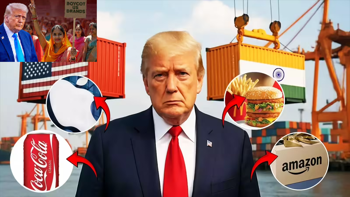 அமெரிக்க பொருட்களுக்கு இந்தியாவில் எதிர்ப்பு.. மெக்டொனால்ட்ஸ், கோகோ-கோலா, அமேசான், ஆப்பிள் நிறுவனங்களுக்கு சிக்கல்.. வாட்ஸ் அப்புக்கு பதில் புதிய செயலி அமைக்க திட்டம்? யாருகிட்ட மோதுறீங்க.. இந்தியாடா..
