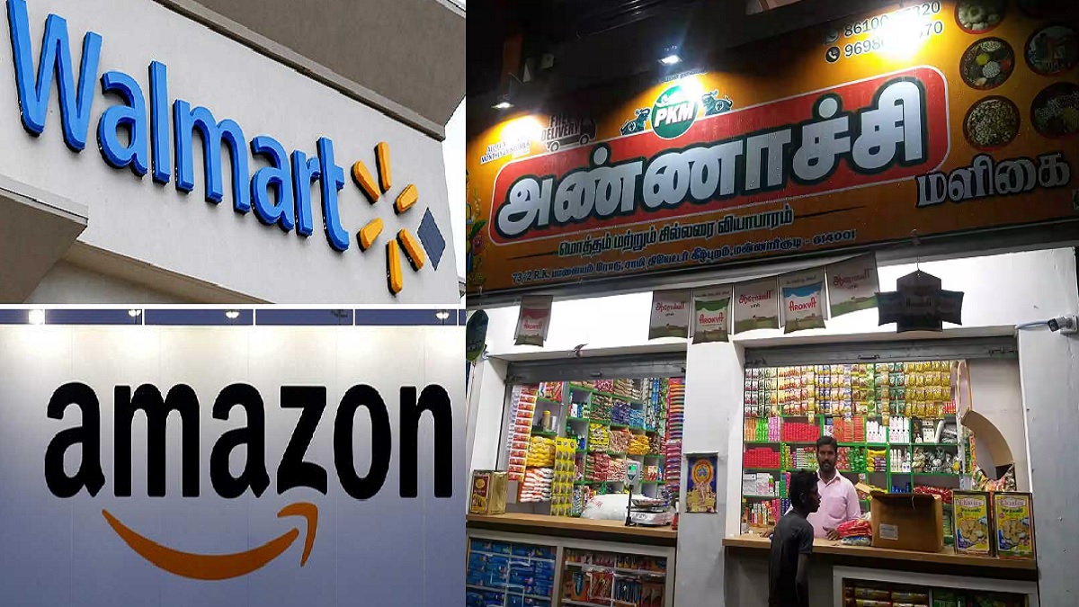 அமேசான் வேண்டாம்.. அண்ணாச்சி கடை போதும்.. வெள்ளையனே வெளியேறு என்பது காந்தி காலம்.. அமெரிக்க நிறுவனங்களே வெளியேறு என்பது மோடி காலம்.. தனது வாயால் கெட்ட டிரம்ப்.. இந்தியர்கள் மிரண்டால் அமெரிக்கா தாங்காது..!