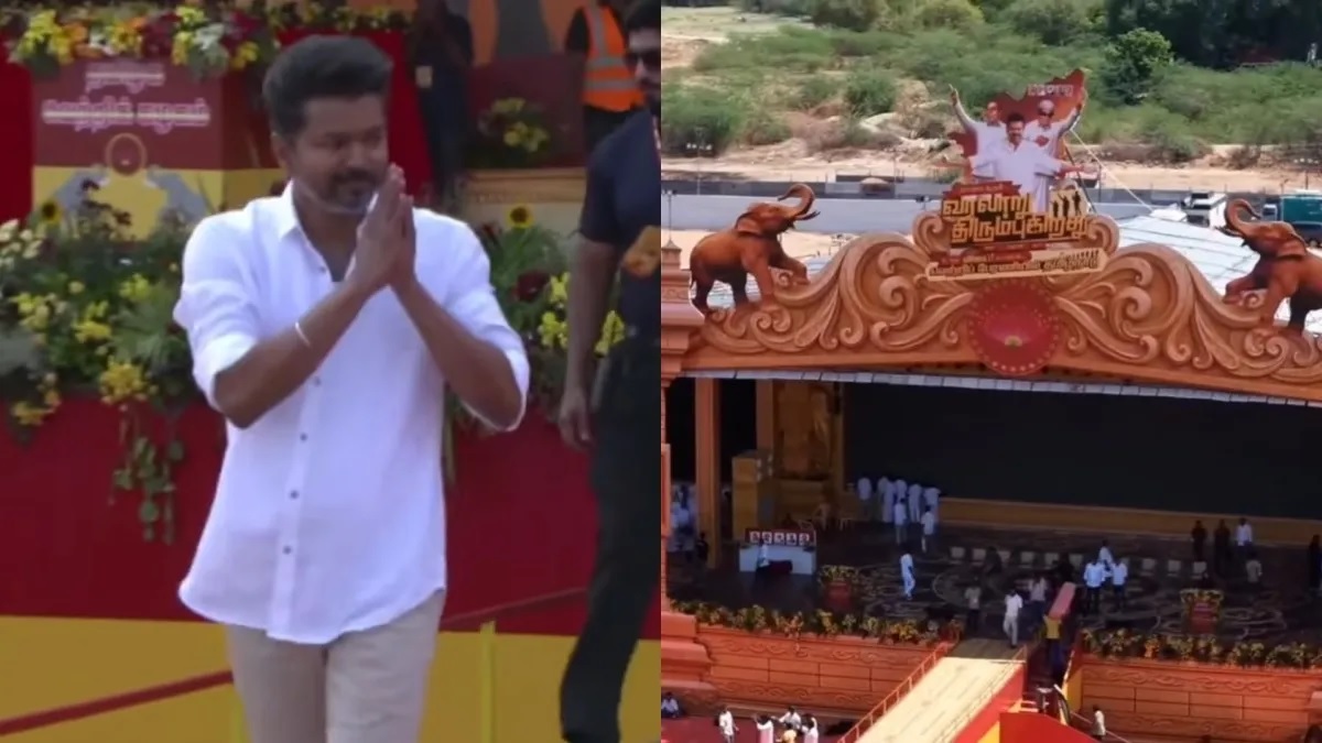 தவெக மாநாட்டை பார்த்து மிரண்ட திமுக.. ஸ்டாலினை அங்கிள் என அட்டாக் பண்ணிய விஜய். பாசிச பாஜக என வறுத்தெடுத்த விஜய்… ஆட்சியில் பங்கு என மீண்டும் கூட்டணிக்கு அழைப்பு