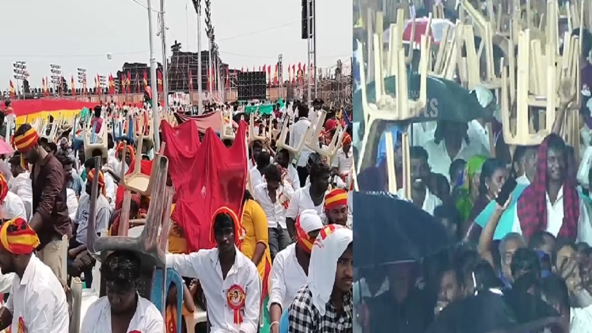 கர்மா என்பது இதுதான்.. சேரை தூக்கி தவெகவினர் தலையில் வைத்தால் தற்குறிகள்.. திமுகவினர் தலையில் வைத்தால் அரசியல் புரிந்தவர்களா? என்னடா இது நியாயம்? தானாக கூடிய கூட்டத்திற்கும், பிரியாணிக்கு கூடிய கூட்டத்திற்கும் வித்தியாசமில்லையா?