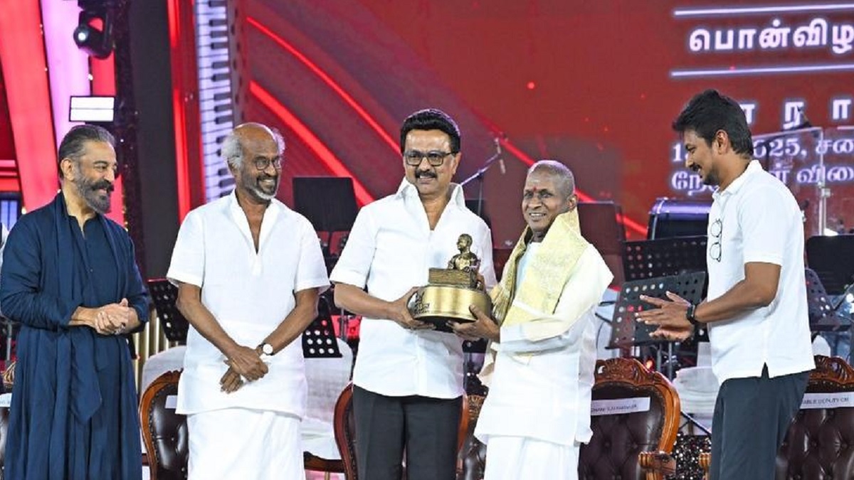 இளையராஜா சொன்னது நடந்தது. பாடுவதை நிறுத்தினார் எஸ்பிபி.. இளையராஜா பாராட்டு விழாவில் எஸ்பிபி, குறித்து பேசிய ரஜினிகாந்த்.. அவ்வப்போது தோல்வி வரனும், தோல்வி வந்தால் தான் வெற்றியின் அருமை தெரியும்.. முதல்வர் முன் பேசிய ரஜினிகாந்த்..!