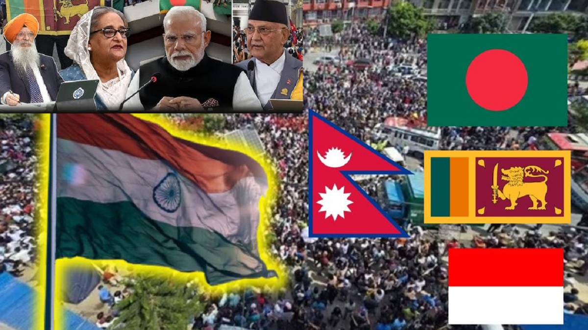 இலங்கை, வங்கதேசம், நேபாளம்.. அடுத்தது இந்தியாவா? தொட்றா பார்க்கலாம்.. மோடி இருக்கும் வரை இந்தியாவை அசைக்க முடியாது.. அந்நிய சக்திகளின் ஆட்டம் இங்கு எடுபடாது.. இந்திய இளைஞர்கள் விழிப்புணர்வு உள்ளவர்கள்..!