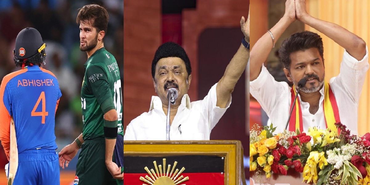 திமுக – தவெக போட்டி என்பது இந்தியா – பாகிஸ்தான் கிரிக்கெட் போட்டி போன்றது.. கடைசி வரை த்ரில் இருக்கும்.. ஒருகாலத்தில் பாகிஸ்தான் இந்தியாவுக்கு டஃப் கொடுத்தது. ஆனால் அப்போது இம்ரான்கான், வாசிம் அக்ரம் இருந்தனர்.. இன்று பாகிஸ்தான் ஒரு ஜுஜுபி அணி தான்.. அதுபோல் தான் தவெகவுக்கு திமுக?