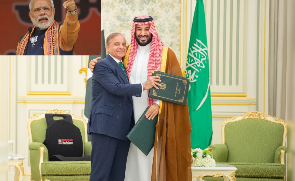 அங்க அடிச்சா இங்க வலிக்குமா? பாகிஸ்தான் – சவுதி அரேபியா ராணுவ ஒப்பந்தம்.. இந்தியாவுடன் வாலாட்டினால் இரண்டையும் தாக்குவோம்.. நீ எத்தனை ஒப்பந்தம் வேணும்னாலும் போட்டுக்கோ.. ஆக்கிரமிப்பு காஷ்மீரை மீட்காமல் விடமாட்டோம்..!