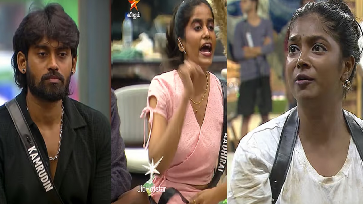 Biggboss Tamil Season 9, Day 4: ஓயாத தண்ணீர் பிரச்சனை.. கெமி – பார்வதி மோதல்.. த்ரிஷா குறித்து கூறிய ப்ரவீன் காந்தி.. நந்தினியின் அழுகை.. வழக்கம்போல் அட்ராசிட்டி செய்த திவாகர்.. கலகலப்பும் கண்ணீருமாக போன பிக்பாஸ் 4ஆம் நாள்..