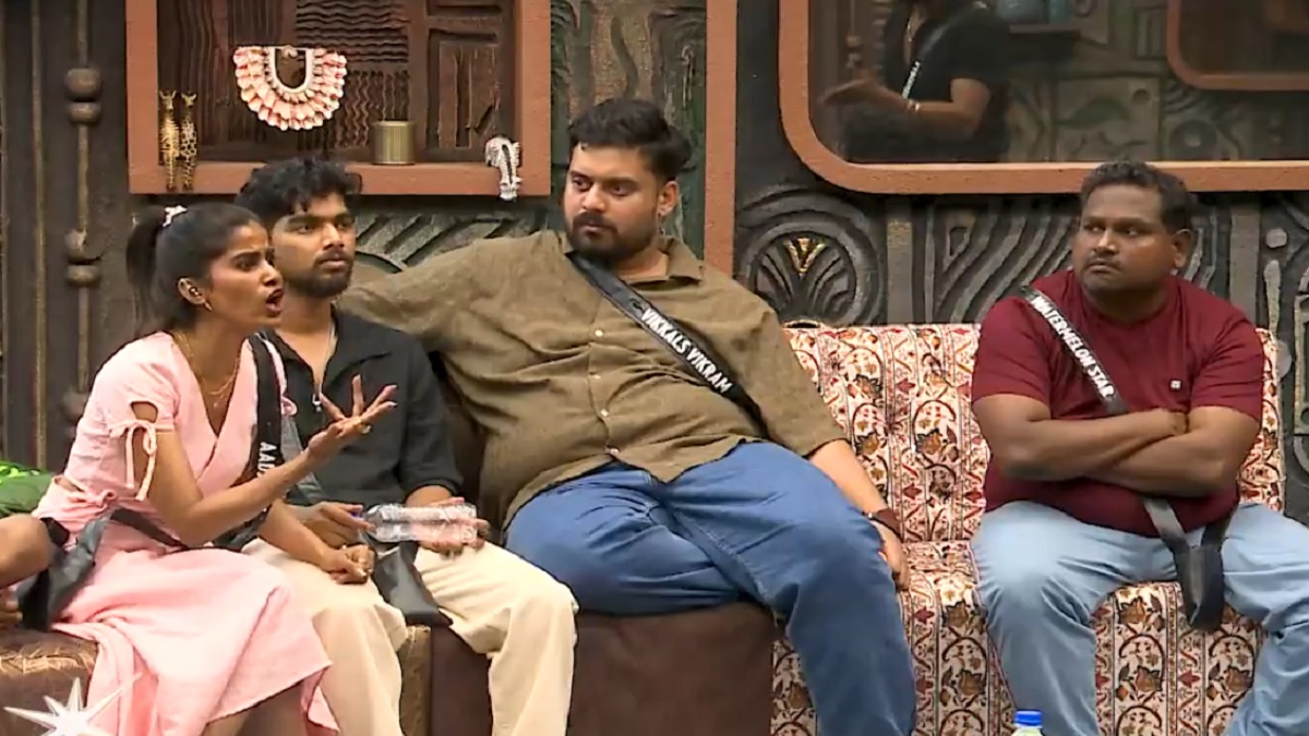 Biggboss Tamil Season 9 : ஆதிரை – கம்ரூதின் ஆக்ரோஷமான வாதம்.. நான் வேலையே செய்யலைன்னு நீ சொல்லாதா.. கம்ரூதின் ஆவேசம்.. அப்படித்தான் சொல்வேன், எனக்கு தண்ணீர் வேண்டும்.. ஆதிரை பதிலுக்கு ஆவேசம்.. தண்ணீர் தண்ணீர் படத்தை விட மோசமா இருக்குதே.