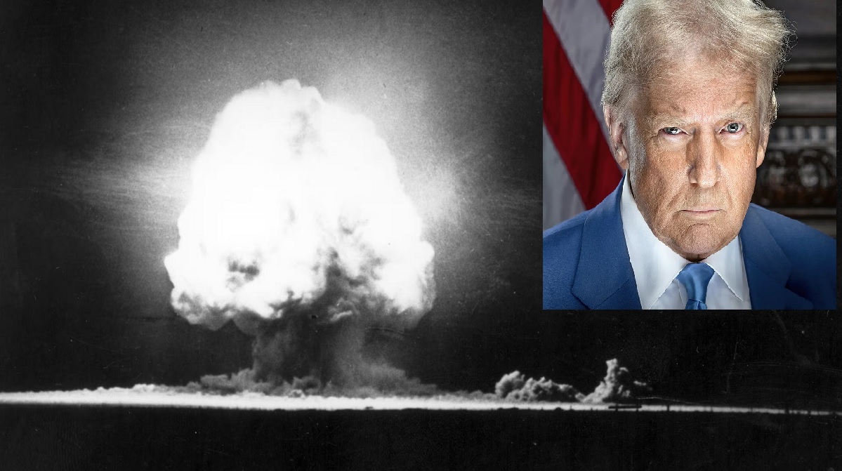 பாகிஸ்தானும் சீனாவும் அணு ஆயுத சோதனை நடத்துகிறது.. இந்தியாவை மறைமுகமாக பயமுறுத்துகிறாரா டிரம்ப்? சீனா நண்பனாகிவிட்டது.. பாகிஸ்தான் அணு ஆயுத மையங்களை ஆபரேஷன் சிந்தூரின் போதே அழித்தாகிவிட்டது.. இந்த பூச்சாண்டி எல்லாம் வேற யார்கிட்டயாவது வச்சுக்கோ டிரம்ப்.. அப்படியே தாக்கினாலும் மோதி பார்த்துடலாம்..!