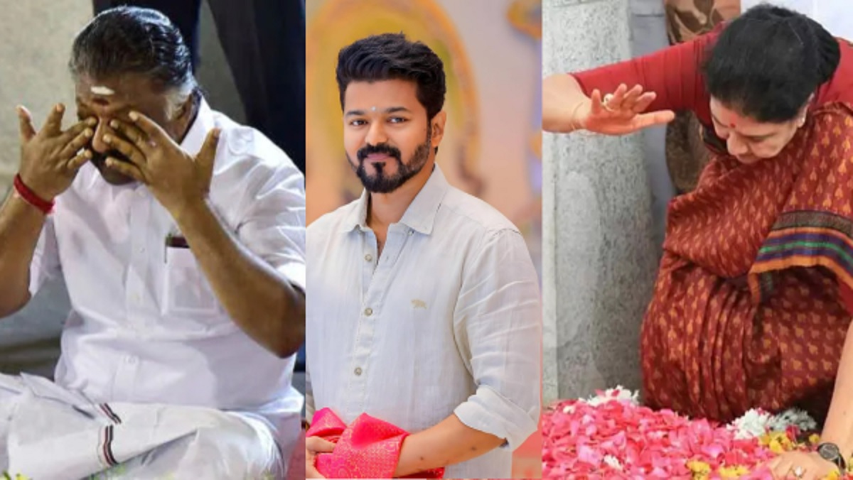 விஜய்யுடன் கூட்டணி சேரும் சசிகலா, ஓபிஎஸ்? ராமதாஸ் பாமகவும், தேமுதிகவும் வர வாய்ப்பா? இப்படி ஒரு கூட்டணி அமைந்தால் டஃப் ஃபைட் கொடுக்கும் என்பது உண்மை தான்.. ஆனால் விஜய் ஒப்புக்கொள்வாரா? விஜய்யின் மாற்று பிம்பம் என்ன ஆவது?