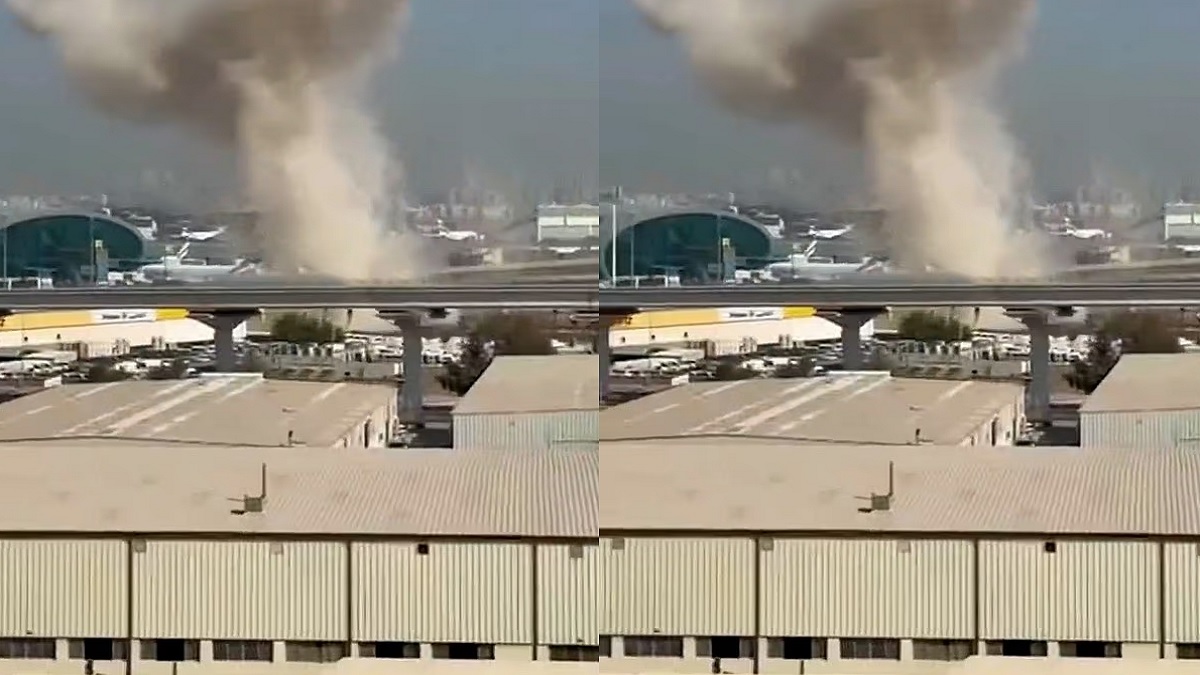 துபாய் விமான நிலையத்தை தாக்கிய ஈரான் ட்ரோன்கள்.. துபாய் விமானங்கள் மார்ச் 28 வரை ரத்து.. கடல்ல கப்பலை நிறுத்திட்டோம்… இப்போ வானத்துல விமானத்தையும் நிறுத்திட்டோம்… இது வெறும் ட்ரோன் அட்டாக் இல்லை, உலகத்தோட வேகத்தையே முடக்குற அட்டாக்! டிக்கெட் போட்டவன்லாம் ஊருக்கு போவானா இல்லையான்னு தெரியாது… ஆனா இந்த போர் இப்படியே போனா, உலகமே முடங்கி போயிடும்.. இது வெறும் முக்கோண போர் இல்ல… உலகத்தோட அடுத்த பத்தாண்டுகளை தீர்மானிக்கப்போற ஒரு ஆபத்தான விளையாட்டு!