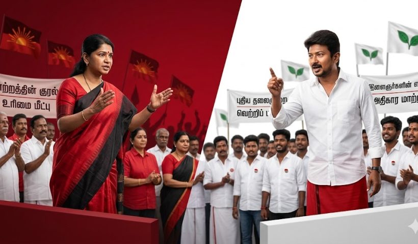 kanimozhi vs udhayanidhi