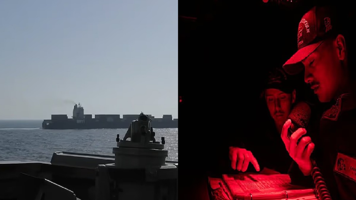 நாங்க சொன்னா எந்த கப்பலாக இருந்தாலும் நிக்கணும், இல்லாட்டி மூழ்கணும்! நாங்க கொடுத்த எச்சரிக்கையை மீறினா, எஞ்சின் துண்டு துண்டா போயிடும்.. எச்சரிக்கையை மீறிய ஈரான் கப்பலை குண்டுகளால் துளைத்தெடுத்த அமெரிக்க கப்பற்படை.. மீண்டும் போர் டென்ஷன்.. உலக நாடுகள் அதிர்ச்சி..!