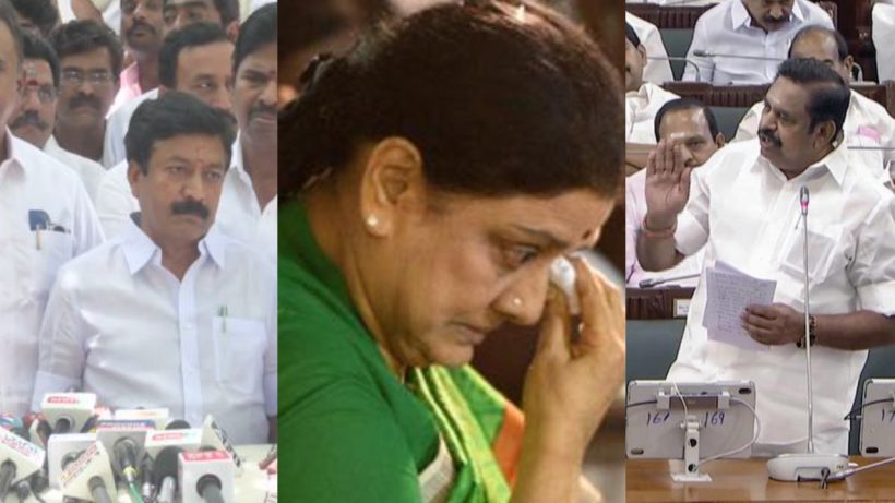 Sasikala about admk split