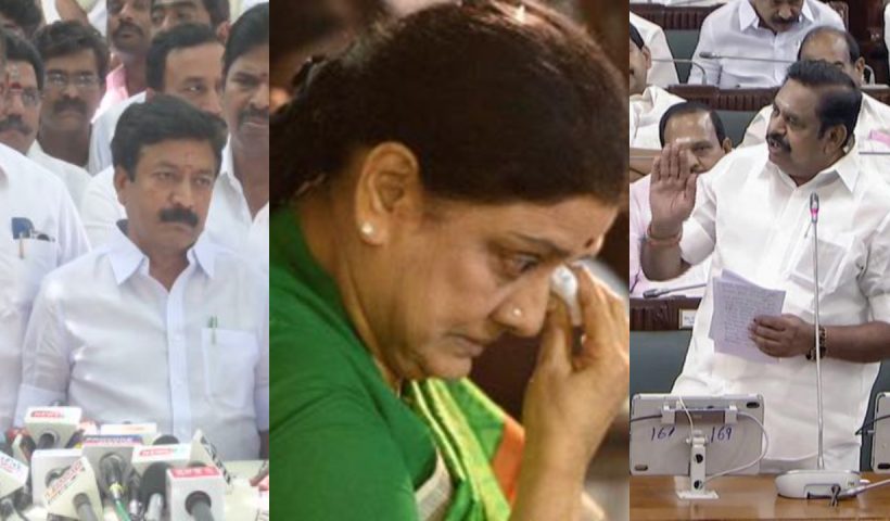 Sasikala about admk split