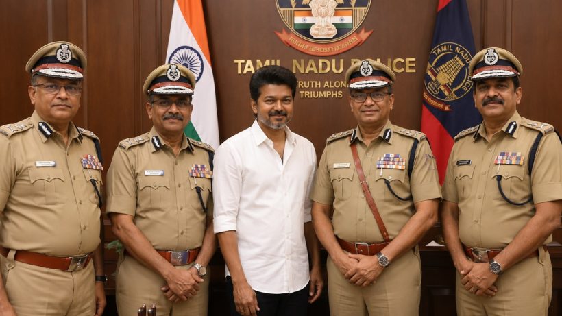 cmvijay with pollice