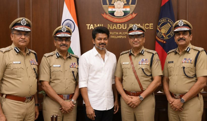 cmvijay with pollice