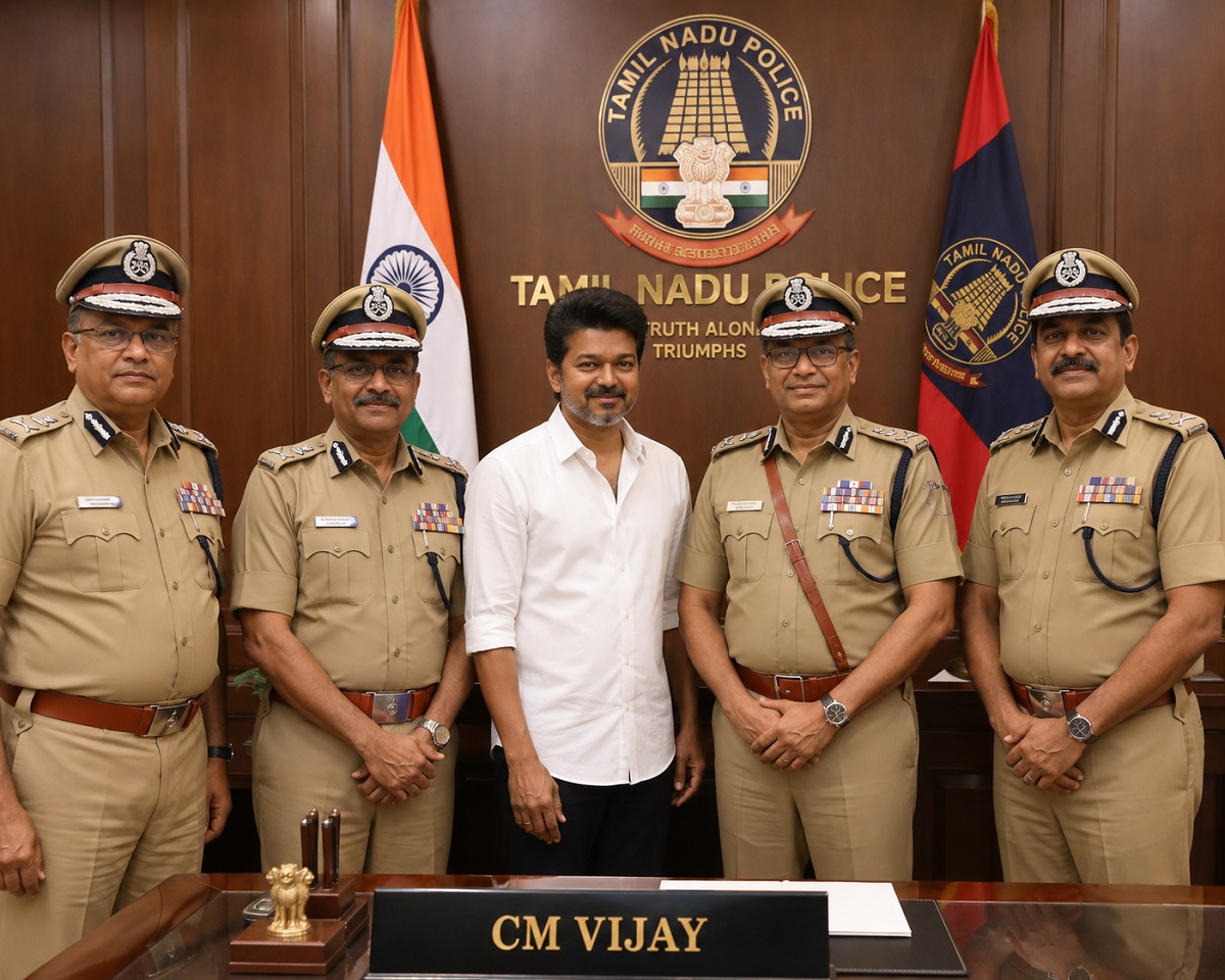 cmvijay with pollice