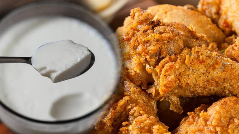 curd, chicken