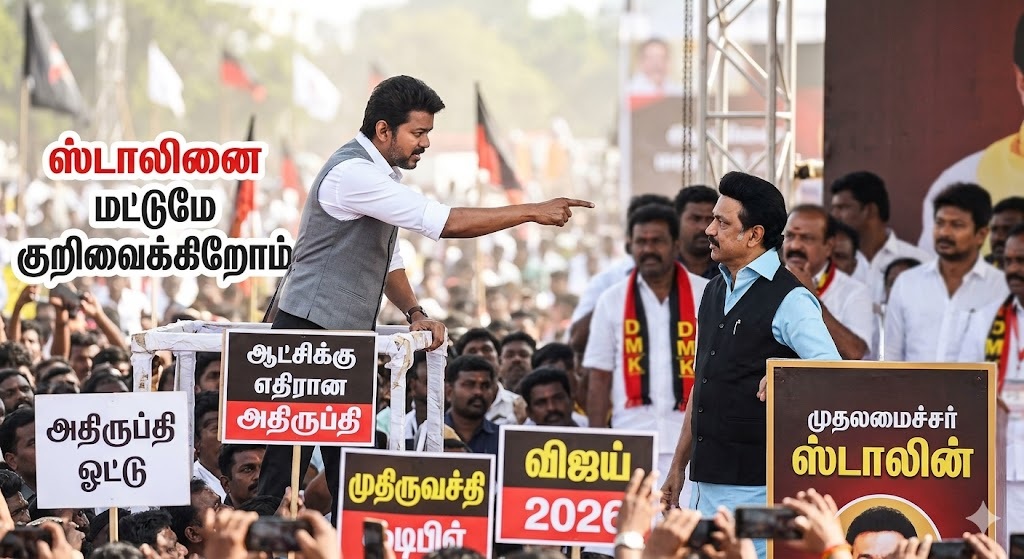 இன்னொரு தேர்தல் வந்தா அது திமுக-வுக்கும் தவெக-வுக்கும் தான் போட்டி! திராவிட பாரம்பரியம்னு பழசை பேசலாம்… ஆனா புதிய சரித்திரம் படைக்க வந்துட்டோம்ன்னு தவெக நிரூபிச்சிட்டாங்க.. எடப்பாடிக்கு தான் பெரிய நஷ்டம்… மறுதேர்தல்னு ஒண்ணு வந்தா, அதிமுக கூடாரம் மொத்தமா காலி! இது மாற்றத்துக்கான ஆட்டம், இங்க மக்கள் தீர்ப்பு தான் கடைசி தீர்மானம்!