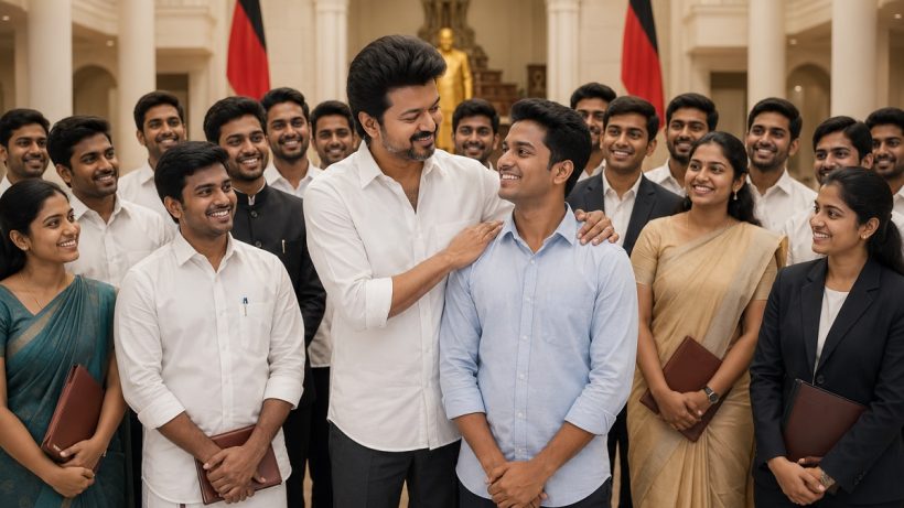 vijay with youths