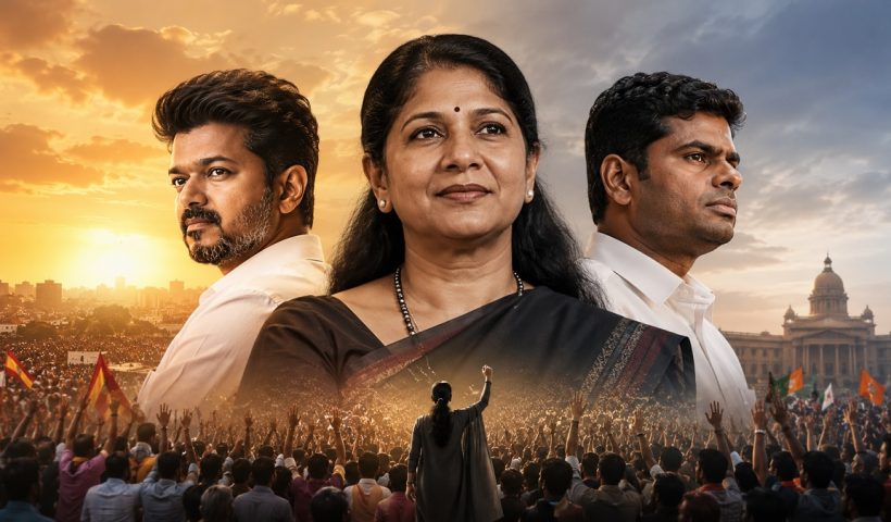 vijay vs annamalai vs kanimozhi