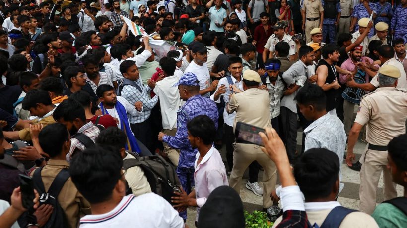 delhi protest