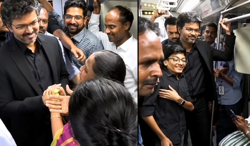 vijay in metro